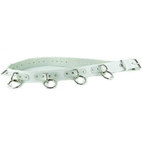 Bondage Belt (White Leather) by Funk Plus