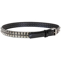 2 Rows Of Pyramids on a BLACK PATENT belt by Funk Plus