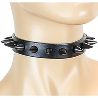 YIUWLMN 3Pcs Spiked Choker Punk Style Spiked Bracelet Dark and Exaggerated  Elements Punk Accessories Adjustable Size