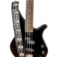 Skull & Crossbones Guitar Strap by Funk Plus
