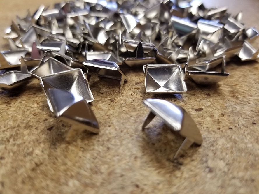 Funk Plus - Silver 1/2 Inch Pyramid Studs