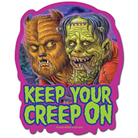 Keep Your Creep On sticker by Retro-a-go-go (st1157)