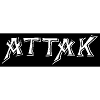Attak- Logo sticker (st1185)