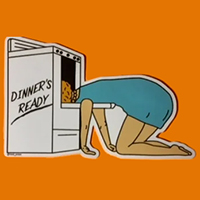 Dinner's Ready sticker by Mood Poison (st171)