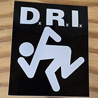 DRI- Block Logo & Skanker sticker (st611)