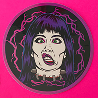 Frankenhooker Metallic Sticker by Mood Poison (st92)