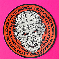 Hellraiser Metallic Pinhead Sticker by Mood Poison (st95)