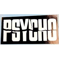 Psycho- Logo sticker (st189)