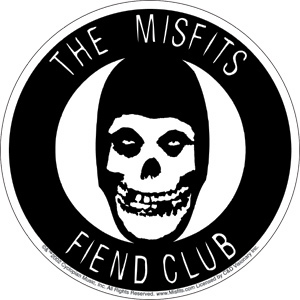 Misfits- Fiend Club sticker (st405)
