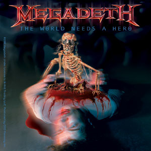 Megadeth- The World Needs A Hero sticker (st330)