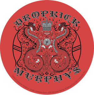 Dropkick Murphys- Red Crown sticker (st472)