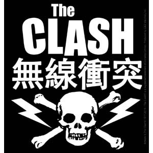 Clash- Skull & Bolts sticker (st117)