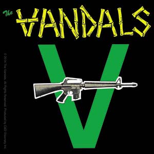Vandals- Gun sticker (st144)