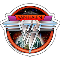 Van Halen- Space Logo sticker (st226)