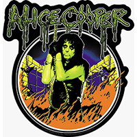 Alice Cooper- Flames sticker (st205)