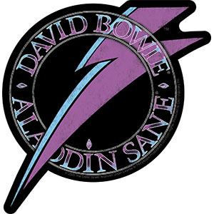 David Bowie- Alladin Bolt sticker (st503)