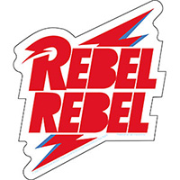David Bowie- Rebel Rebel sticker (st51)
