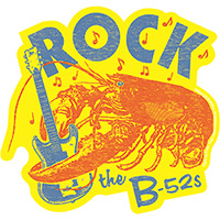 B-52's- Rock Lobster sticker (st46)