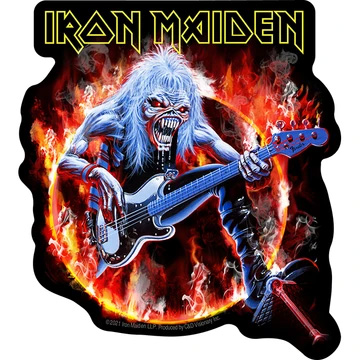 Iron Maiden- Flaming Eddie Sticker (st17)