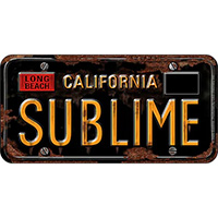 Sublime- License Plate sticker (st212)