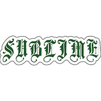 Sublime- Old English Logo sticker (st200)