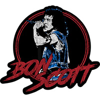 Bon Scott- Singing sticker (st227)