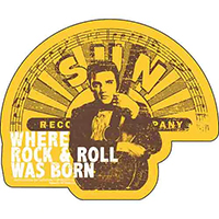 Elvis Presley- Sun Records, Where Rock N Roll Was Born sticker (st194)