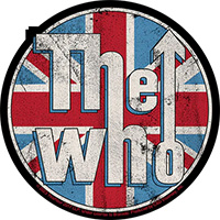 Who- Union Jack Logo sticker (st277)