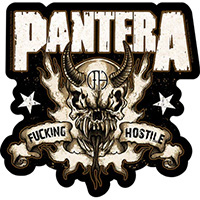 Pantera- Fucking Hostile sticker (st270)