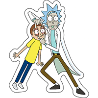 Rick & Morty- Eyes Open sticker (st406)