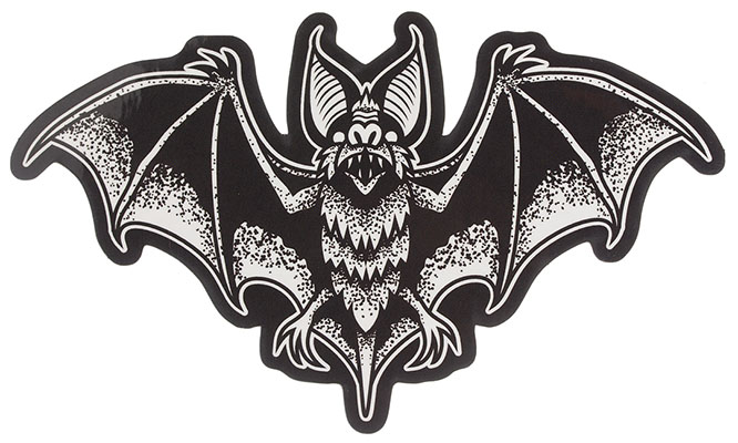 Batt Attack Sticker by Sourpuss sticker (st91)