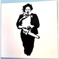 Leatherface Outline sticker (st179)