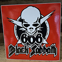 Black Sabbath- 666 sticker (st721)