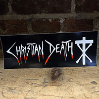 Christian Death- Logo sticker (st735)