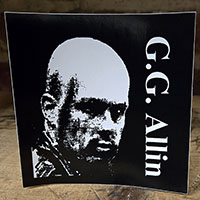 GG Allin- Pic sticker (st646)