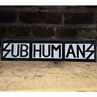 Subhumans- Logo sticker (st654)