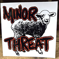 Minor Threat- Black Sheep sticker (st659)