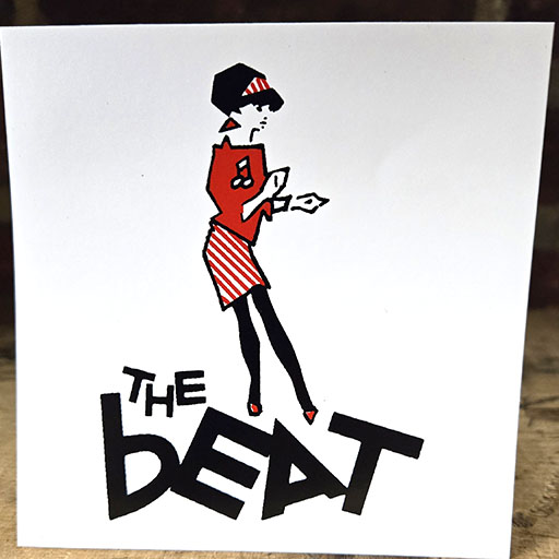 English Beat- Beat Girl sticker (st657)