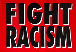 Fight Racism sticker (st100)