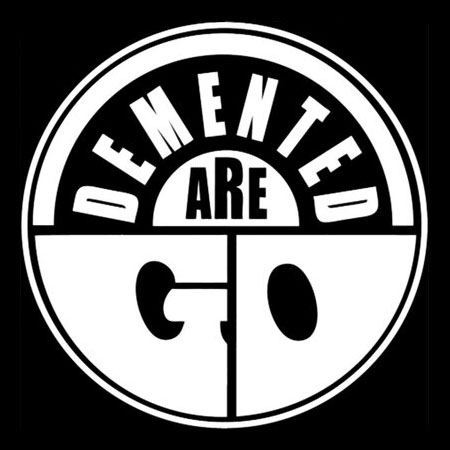 Demented Are Go- Logo sticker (st968)