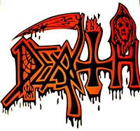 Death- Logo sticker (st629)