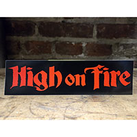 High On Fire- Logo sticker (st634)