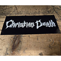 Christian Death- Logo sticker (st671)