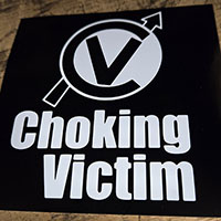 Choking Victim- Logo & Symbol sticker (st676)