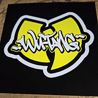 Wu Tang Clan- Logo sticker (st684)