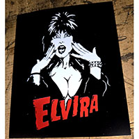 Elvira- Pic & Logo sticker (st687)