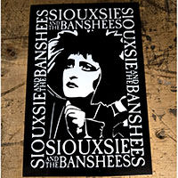 Siouxsie And The Banshees- Face & Logos sticker (st691)