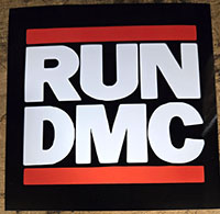 Run DMC- Logo sticker (st695)