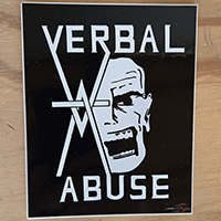Verbal Abuse- Face sticker (st615)