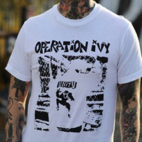 Operation Ivy- Unity on a white ringspun cotton shirt
